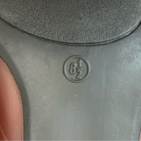 ANN MARINO Women's Carrie Boot Camel/Cognac Ankle Slim Silhouette Sq. Toe‎ 8.5 - Picture 14 of 15